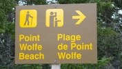 PICTURES/New Brunswick - Fundy National Park/t_Point Wolf Beach Sign.JPG